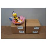 *2* Regal Art Metal Bee/Flower Garden Statues *2* Regal Art Metal Bee/Flower Garden Statues