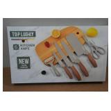 Top Lucky 6 Pc Kitchen Knife Set Top Lucky 6 Pc Kitchen Knife Set