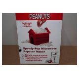 Peanuts Speedy Pop Microwave Popcorn Maker Peanuts Speedy Pop Microwave Popcorn Maker