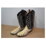 Tony Lama Snakeskin Cowboy Boots - 10.5 EE Tony Lama Snakeskin Cowboy Boots - 10.5 EE