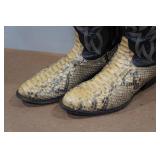 Tony Lama Snakeskin Cowboy Boots - 10.5 EE Tony Lama Snakeskin Cowboy Boots - 10.5 EE