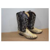 Tony Lama Snakeskin Cowboy Boots - 10.5 EE Tony Lama Snakeskin Cowboy Boots - 10.5 EE
