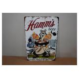Novelty Hamms Beer Metal Sign - Twins Novelty Hamms Beer Metal Sign - Twins
