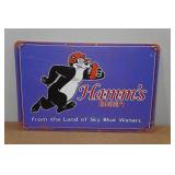 Novelty Hamms Beer Metal Sign - Football Novelty Hamms Beer Metal Sign - Football