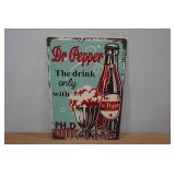 Novelty Dr Pepper Metal Sign Novelty Dr Pepper Metal Sign