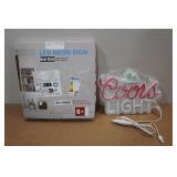 Coors Light LED Sign Coors Light LED Sign