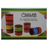 Carlos Cactus Canyon Salad Plates and Cups Carlos Cactus Canyon Salad Plates and Cups