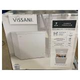 Vissani 7 Cu. Ft. Chest Freezer with White Finish and Removable Baskets