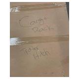 KAIRAY Heavy Duty Cargo Rack with Trailer Hitch and Accessories
