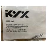 KYX Running Boards Nerf Bar for 2005-2020 Toyota Tacoma Double Cab