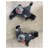Pair of 4-Inch Lift Spindles for 1988-1991 Chevrolet 2WD 6 Lug C1500 C2500