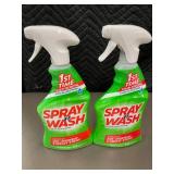 Lot of 2 Spray n Wash Laundry Stain Remover 22oz Bottles