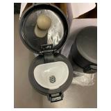 Set of 2 Nice Cups Black Travel Mugs with Boxes