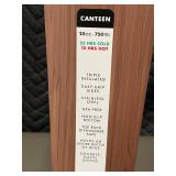 Corkcicle 25oz Wood Grain Insulated Stainless Steel Canteen