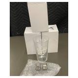 3 X Vintage 1974 Limited Edition Glass and 2 Stainless Steel Ice Cubes Set