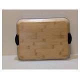 SABATIER BUILD A BOARD BAMBOO SERVING BOARD W/ LOCKING LID