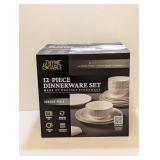 THYME & TABLE RILEY COLLECTION 12PC. DINNERWARE SET