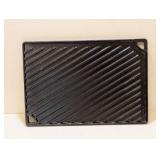 LODGE CAST IRON DOUBLE SIDED GRILL/GRIDDLE