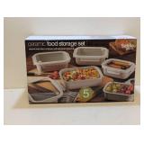 SAFDIE & CO. INC CERAMIC FOOD STORAGE SET