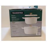 TRAMONTINA ENAMELED CAST IRON DUTCH OVENS 2PK.