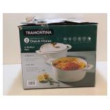 TRAMONTINA ENAMELED CAST IRON DUTCH OVENS 2PK.