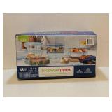 SNAPWARE PYREX 18PC. GLASS FOOD STORAGE SET