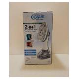 CONAIR TURBO EXTREME STEAM 2-IN-1 STEAMER & IRON WITH GENTLE TEMP