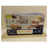 SNAPWARE PYREX 18PC. GLASS FOOD STORAGE SET