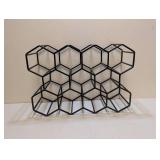 IRON COUNTERTOP WINE RACK
