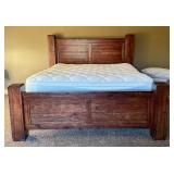 ULMBR - King Size Wooden Bed Frame with Headboard