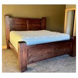 ULMBR - King Size Wooden Bed Frame with Headboard