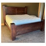 ULMBR - King Size Wooden Bed Frame with Headboard