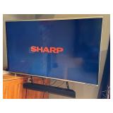 LR - Sharp 60-Inch LC-60LE857U LED TV with Boston Acoustics TVee 10 Sound Bar and Remote