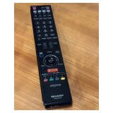 LR - Sharp 60-Inch LC-60LE857U LED TV with Boston Acoustics TVee 10 Sound Bar and Remote