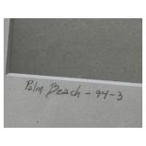 FLR - Framed Signed Black and White Photograph Palm Beach by Ann Ginsburgh Hofkin