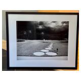 FLR - Framed Signed Black and White Photograph Palm Beach by Ann Ginsburgh Hofkin