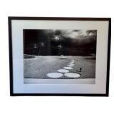 FLR - Framed Signed Black and White Photograph Palm Beach by Ann Ginsburgh Hofkin