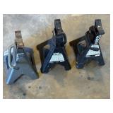 G - Set of 3 Black Jack 3-Ton Jack Stands