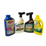 G - Collection of 4 Lawn Care Products Including Weed Killers and Plant Food