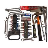 G - Items for the Garage- Assorted Garage Hand Tools and Automotive Cleaners Set