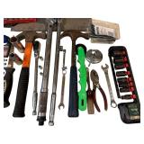 G - Items for the Garage- Assorted Garage Hand Tools and Automotive Cleaners Set