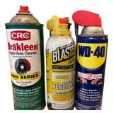 G - Items for the Garage- Assorted Garage Hand Tools and Automotive Cleaners Set