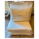 G - Pair of Unopened Patio Seat and Back Cushions, 27 x 25 Inches