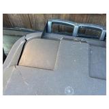 S - Set of 3 Black 30-Gallon Outdoor Trash Cans with Lids