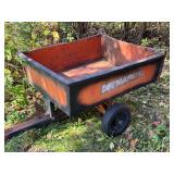 S - Menards Metal Dump Trailer with Wear