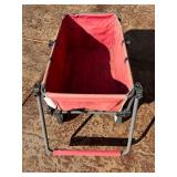G - Pre-Owned Canvas Garden Wagon with Collapsible Frame