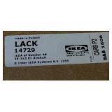 ML - Pair of IKEA LACK Black Side Tables