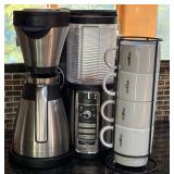 K - Ninja Coffee Maker Set with Mugs and Stainless Steel Canisters