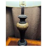 UL - 31 Inch Decorative Table Lamp with Beige Shade