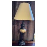 UL - 31 Inch Decorative Table Lamp with Beige Shade